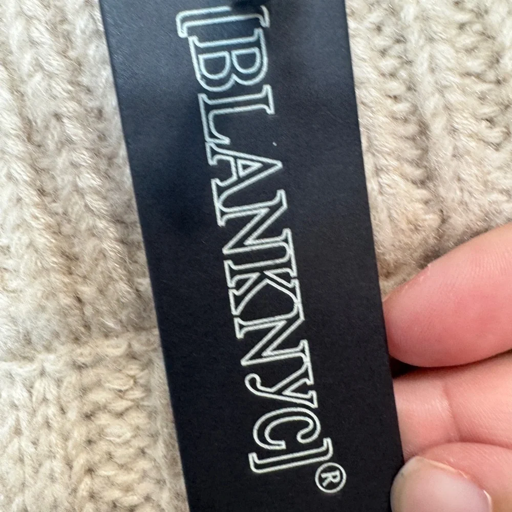 Blank NYC Knit Shorts Cream - Picture 7 of 8